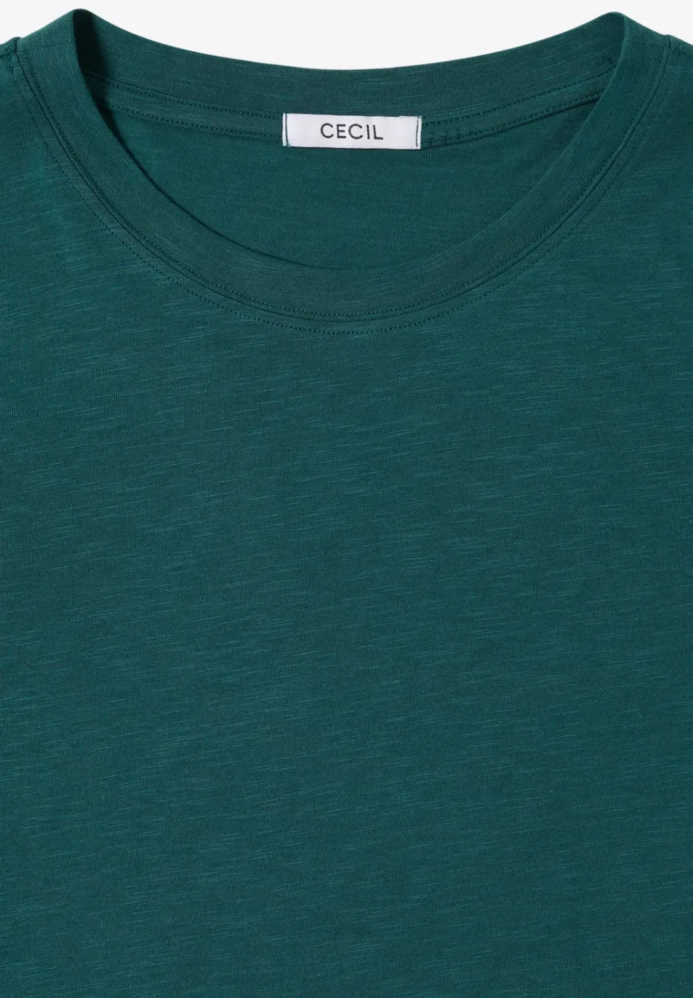 Basic shirt met ronde hals