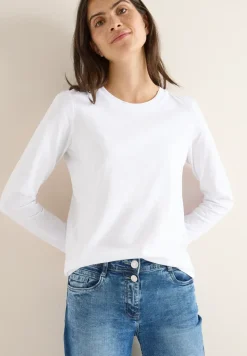 Basic shirt met ronde hals