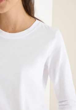 Basic shirt met ronde hals