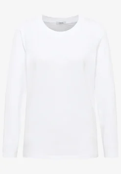 Basic shirt met ronde hals