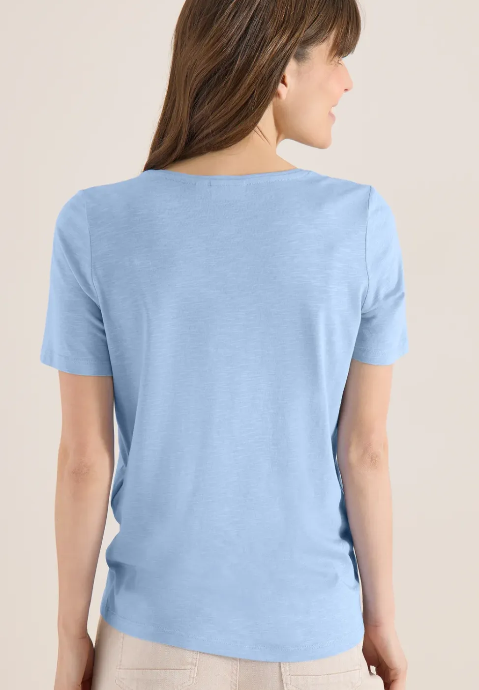 Basic Shirt met ronde hals in een 2-pack