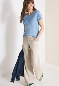 Basic Shirt met ronde hals in een 2-pack