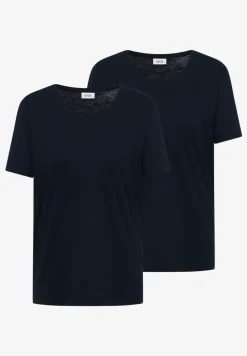 Basic Shirt met ronde hals in een 2-pack