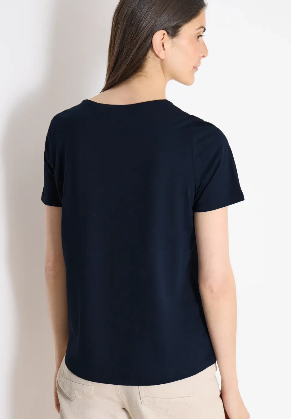 Basic Shirt met ronde hals in een 2-pack