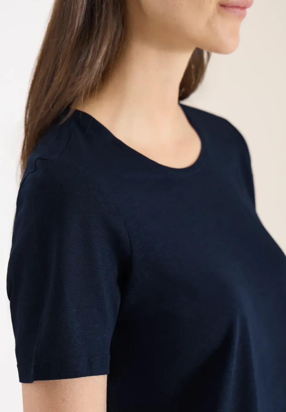 Basic Shirt met ronde hals in een 2-pack