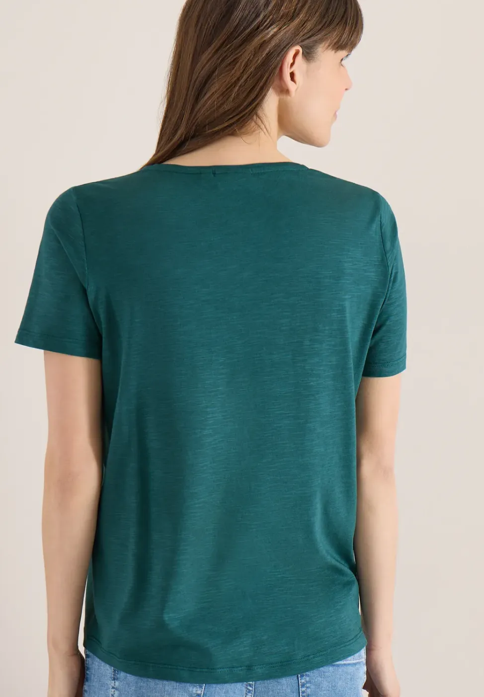 Basic Shirt met ronde hals in een 2-pack