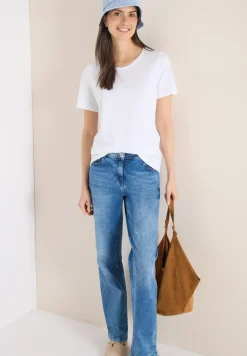 Basic Shirt met ronde hals in een 2-pack