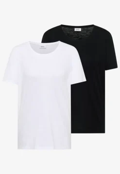 Basic Shirt met ronde hals in een 2-pack