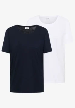 Basic Shirt met ronde hals in een 2-pack