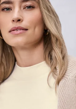 Basic Shirt met Schildpadhals