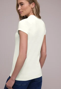 Basic Shirt met Schildpadhals