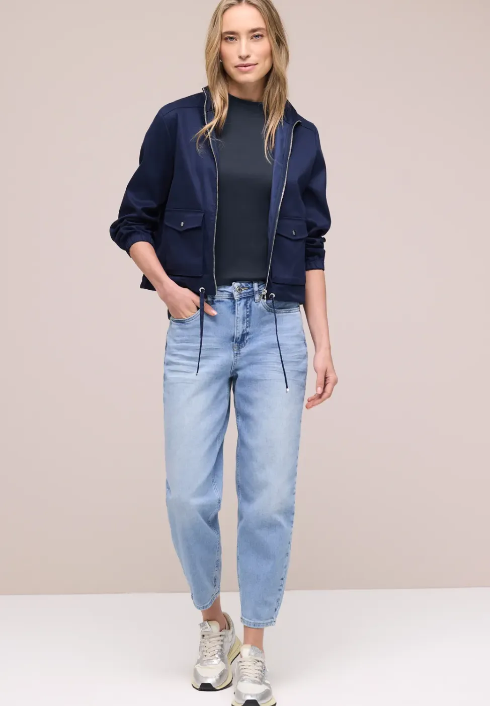 Basic Shirt met Schildpadhals