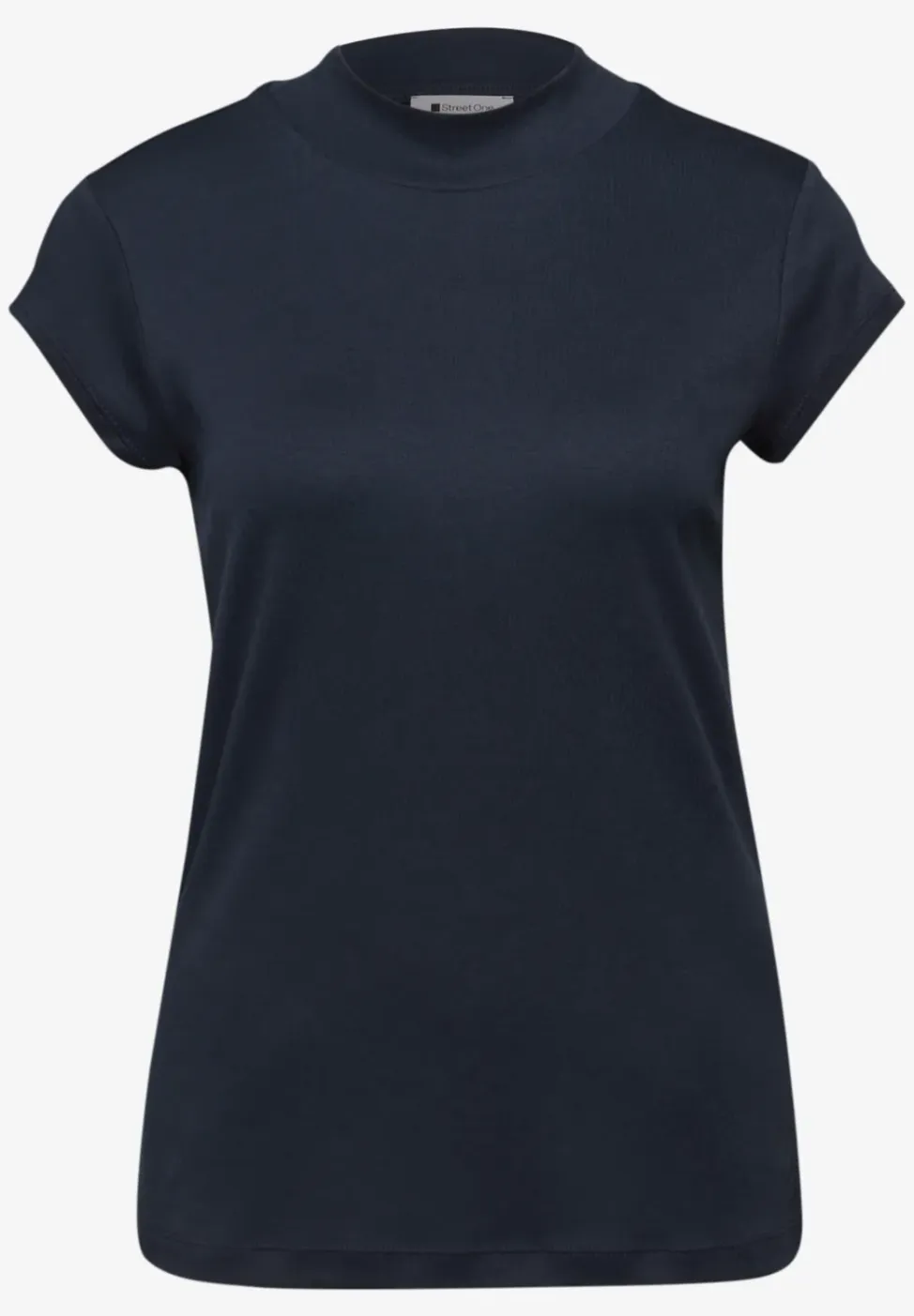 Basic Shirt met Schildpadhals