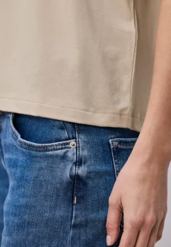 Basic Shirt met schouders