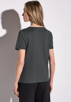 Basic shirt met tekst