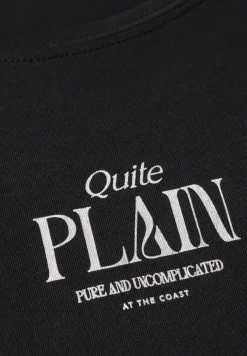 Basic shirt met tekst