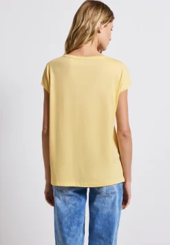 Basic shirt met tekst