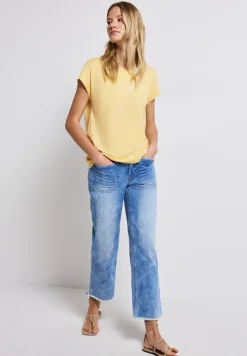 Basic shirt met tekst