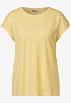 Basic shirt met tekst