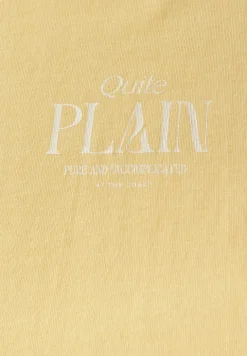 Basic shirt met tekst