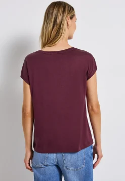 Basic shirt met tekst