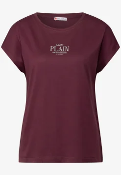 Basic shirt met tekst