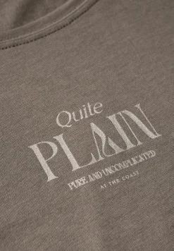 Basic shirt met tekst