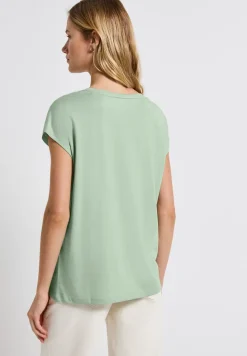 Basic shirt met tekst