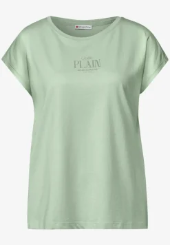 Basic shirt met tekst