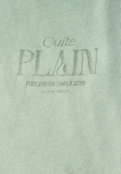 Basic shirt met tekst