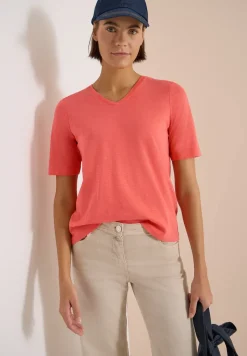 Basic Shirt met V-hals