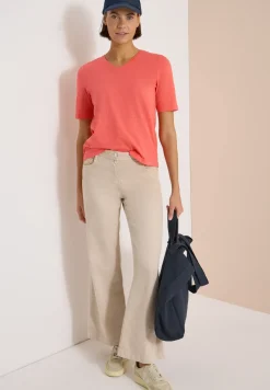 Basic Shirt met V-hals
