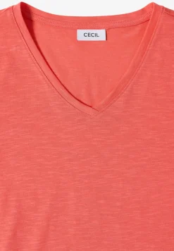 Basic Shirt met V-hals