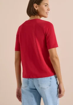 Basic Shirt met V-hals