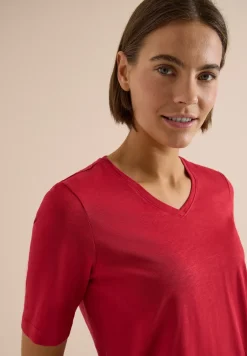 Basic Shirt met V-hals