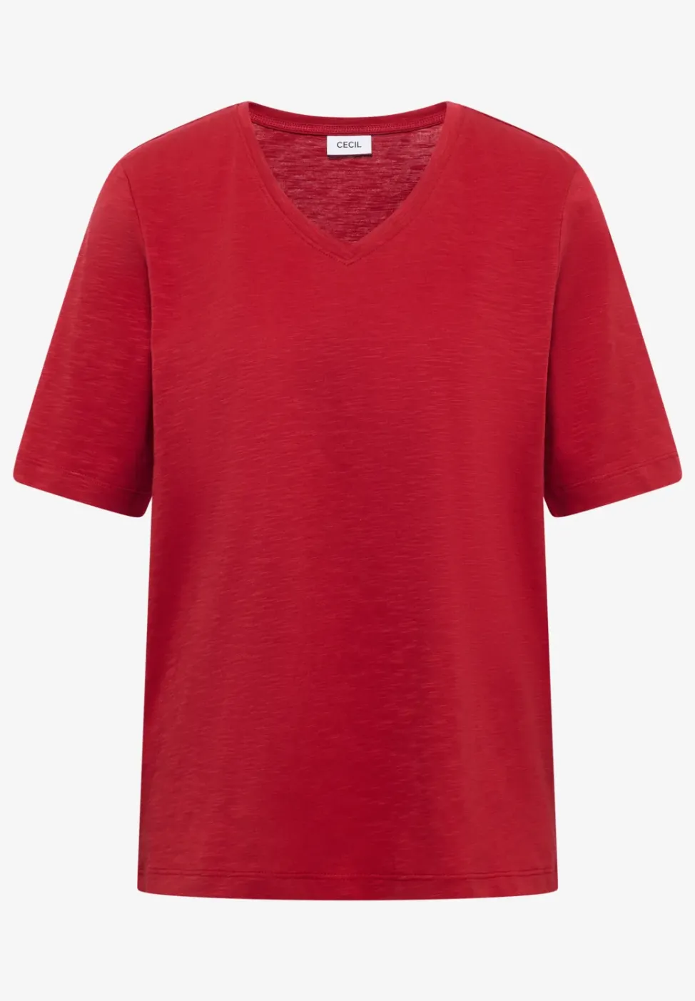 Basic Shirt met V-hals