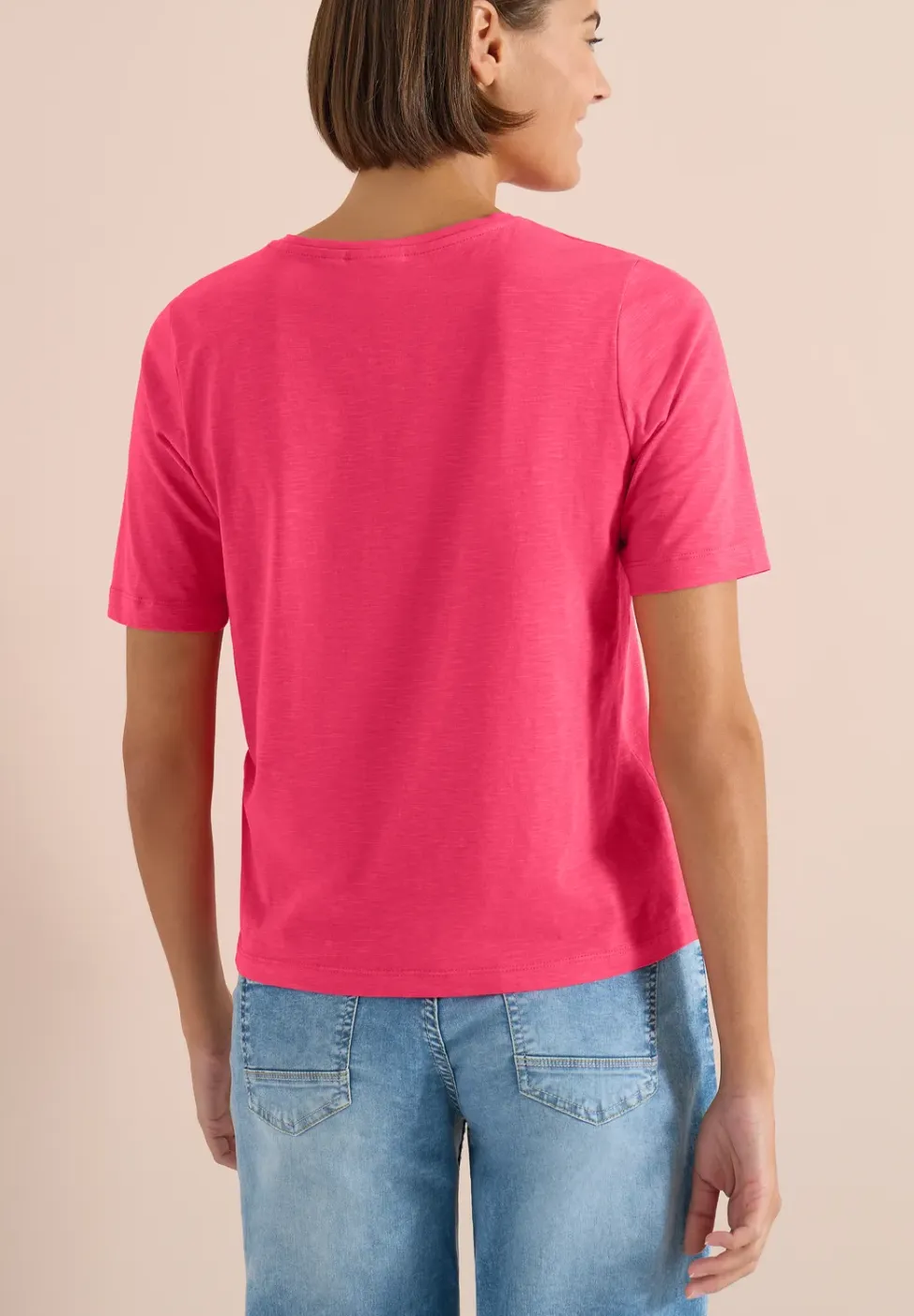 Basic Shirt met V-hals