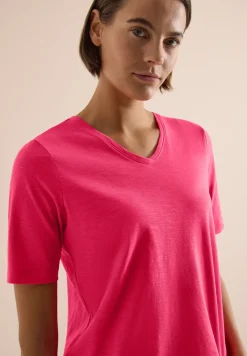 Basic Shirt met V-hals