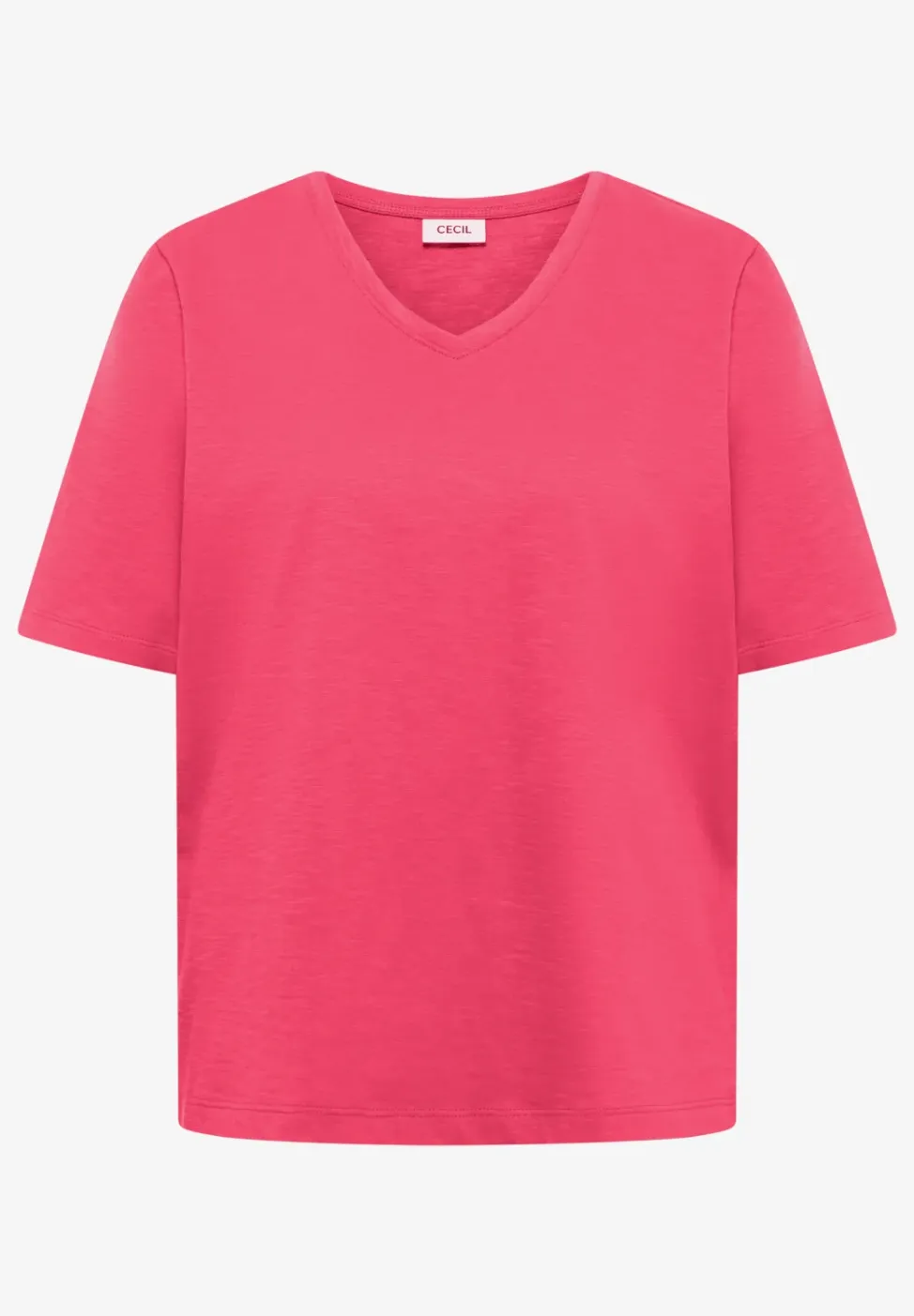 Basic Shirt met V-hals