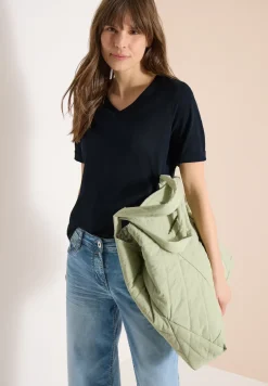 Basic Shirt met V-hals
