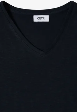 Basic Shirt met V-hals