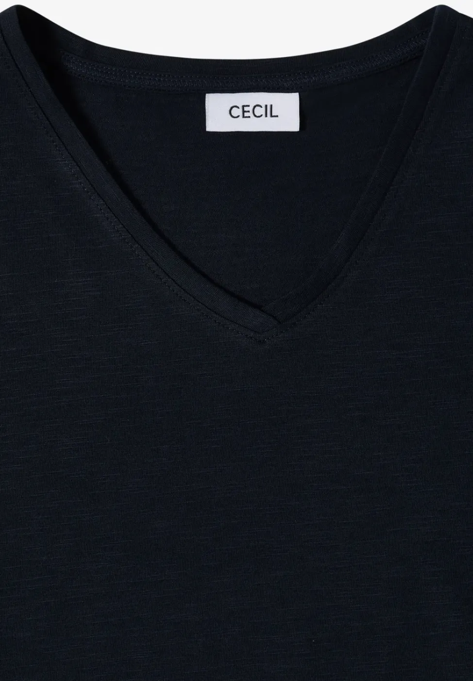 Basic Shirt met V-hals