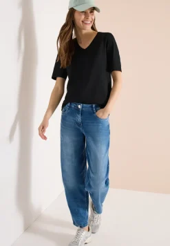 Basic Shirt met V-hals