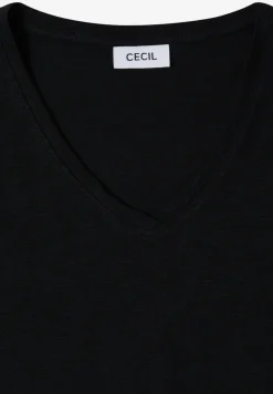 Basic Shirt met V-hals