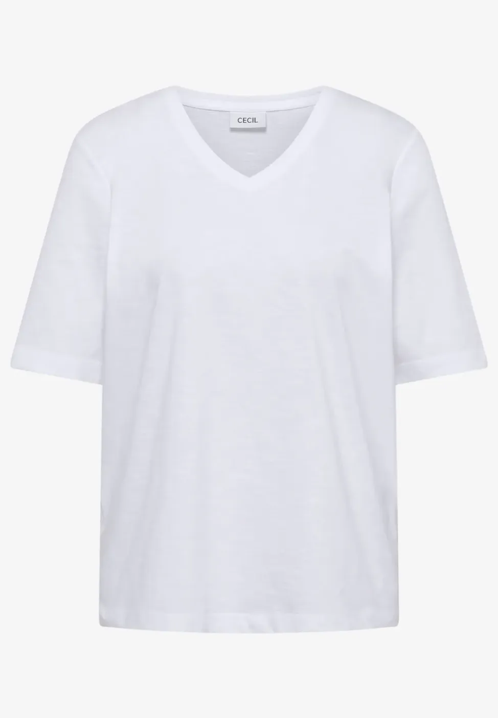 Basic Shirt met V-hals