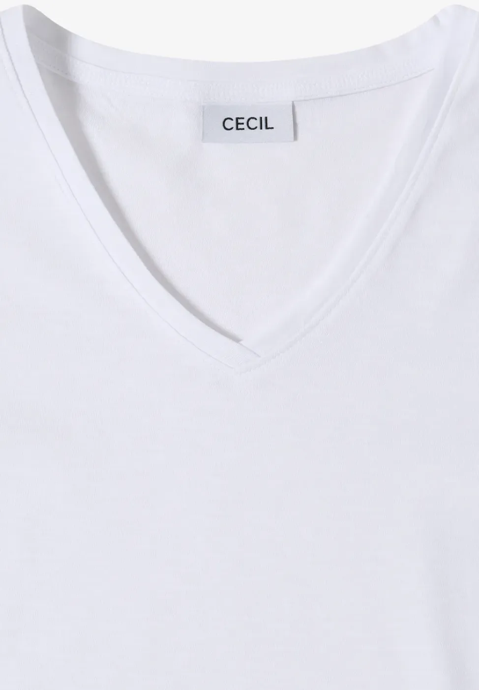 Basic Shirt met V-hals