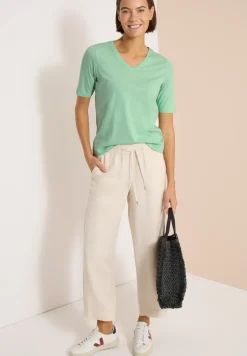 Basic Shirt met V-hals