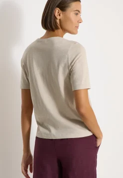 Basic Shirt met V-hals
