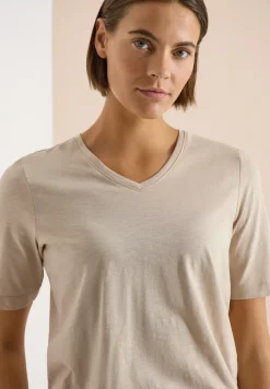 Basic Shirt met V-hals