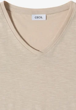 Basic Shirt met V-hals